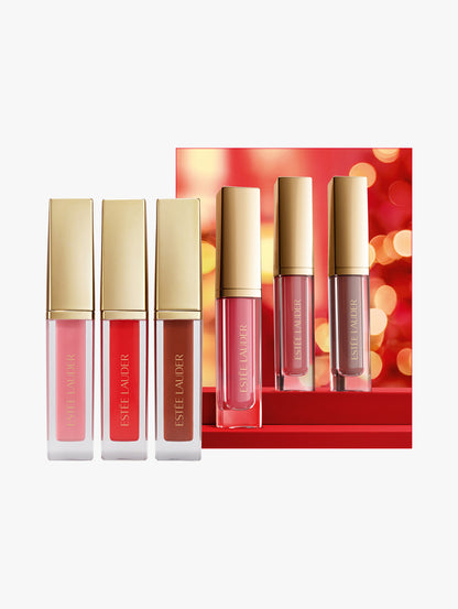 Suite Kisses Glossy Pout Mini Lip Oil Trio Makeup Gift Set