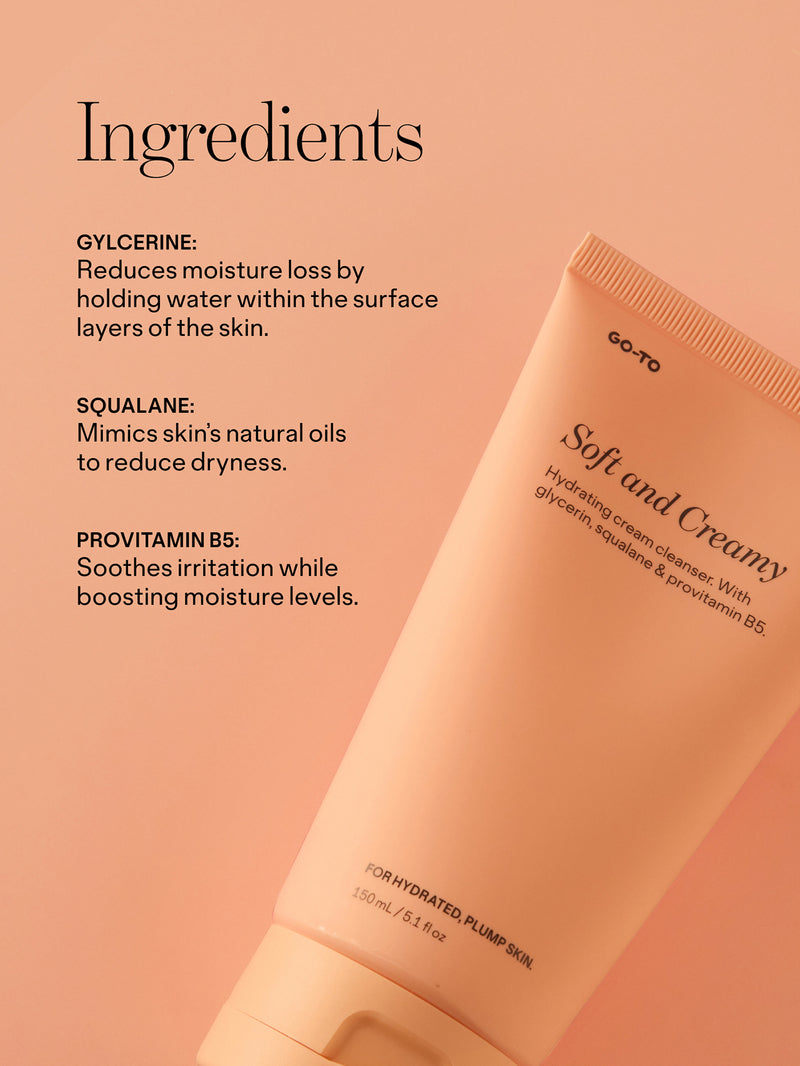 Soft And Creamy Hydrating Cream Cleanser