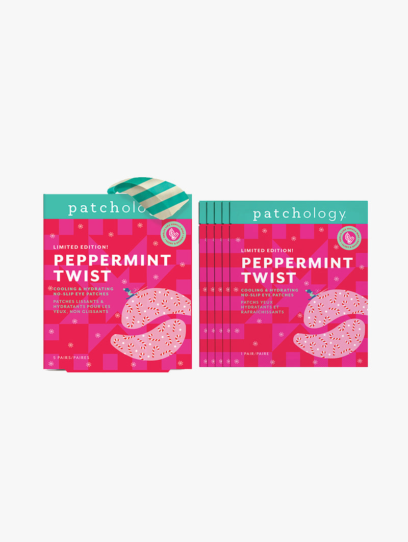 Peppermint Twist No-Slip Eye Patches