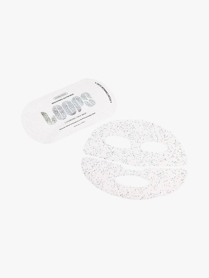 Snowflake Shimmer Brightening Glitter Hydrogel Face Mask