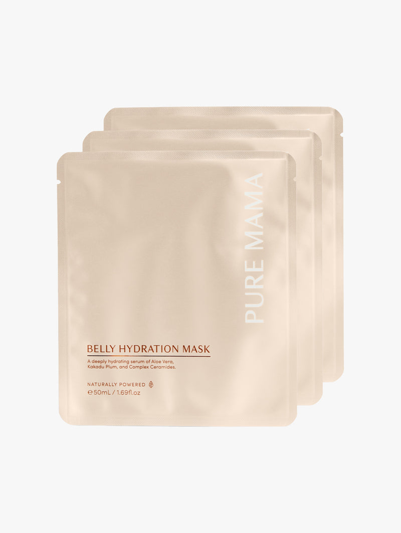 Belly Hydration Mask: Set Of Three