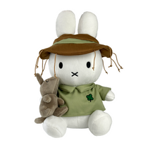 Miffy Australiana Green Sitting Plush with Kangaroo 33cm