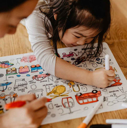 Hey Doodle ABC Toot Toot Honk Art and craft for kids Travel Toy Car Early Literacy Motor Skills Best Seller Most Loved in Store 3yrs+