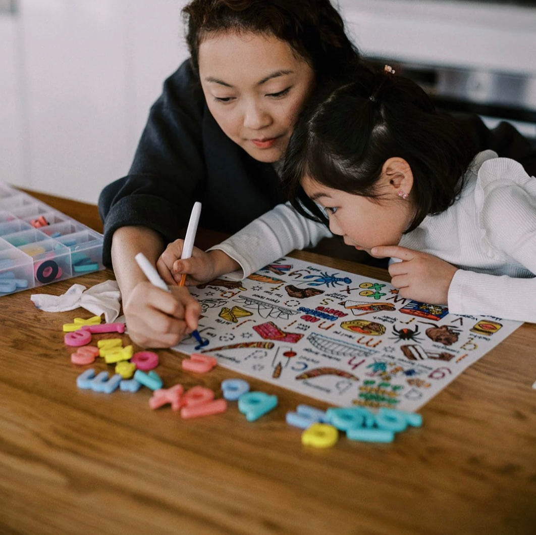 Hey Doodle ABC Aussie Icons Art and craft for kids Travel Toys Early Literacy Australian Motor Skills Best Seller Most Loved in Store 3yrs+