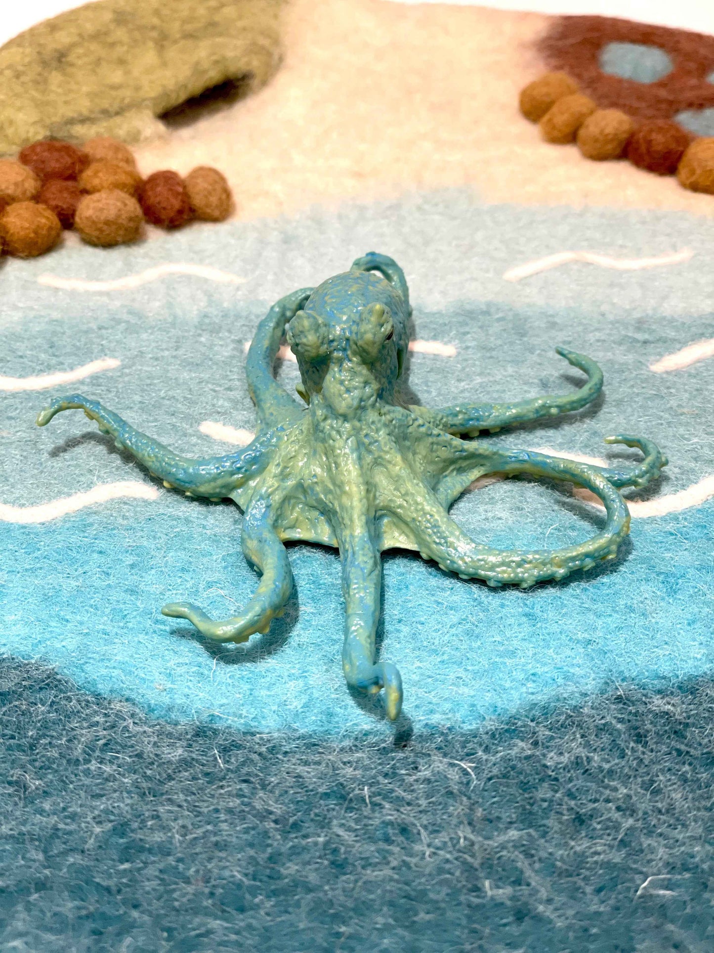 Blue Octopus Figurine by Safari Ltd Sea Life Collection Animal Figurines 3yrs+