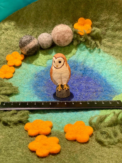 Barn Owl Figurine by Safari Ltd Woodland Collection Animal Figurines 3yrs+