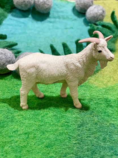 Goat Figurine by Safari Ltd Farm Collection Animal Figurines Clearance 3yrs+