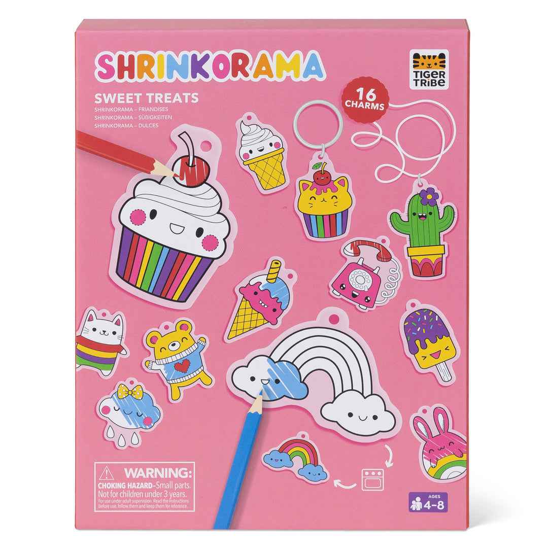 Tiger Tribe Shrinkorama Sweet Treats Shrinkies Art and Craft for kids 4yrs+