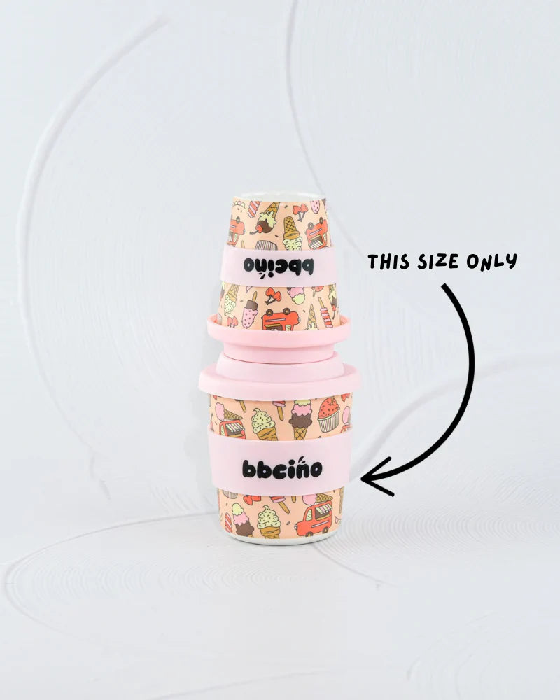 BBcino Scoops in Pink 240ml Babycino Retired