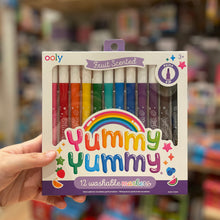 Ooly Yummy Yummy 12 Washable Fruit Scented Markers Point Tip Stationary Art and craft for kids 3yrs+