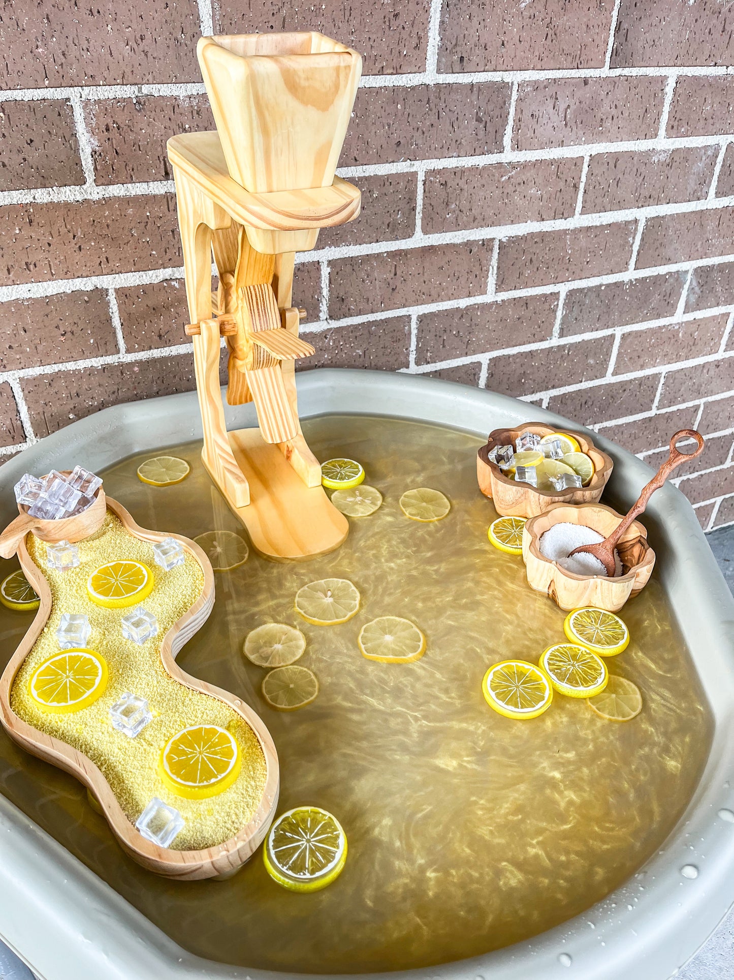 Explore Nook Wooden Water & Sand Wheel Sensory Outdoor Nature Play Tools Sensory Toys Best Seller Wooden Toys 3yrs+ PREORDER EARLY SEPTEMBER
