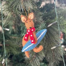Pashom Felt Christmas Tree Decor Surfing Kangaroo Australian Animals Pretend & Imaginative Play Toys Christmas Range 3yrs+