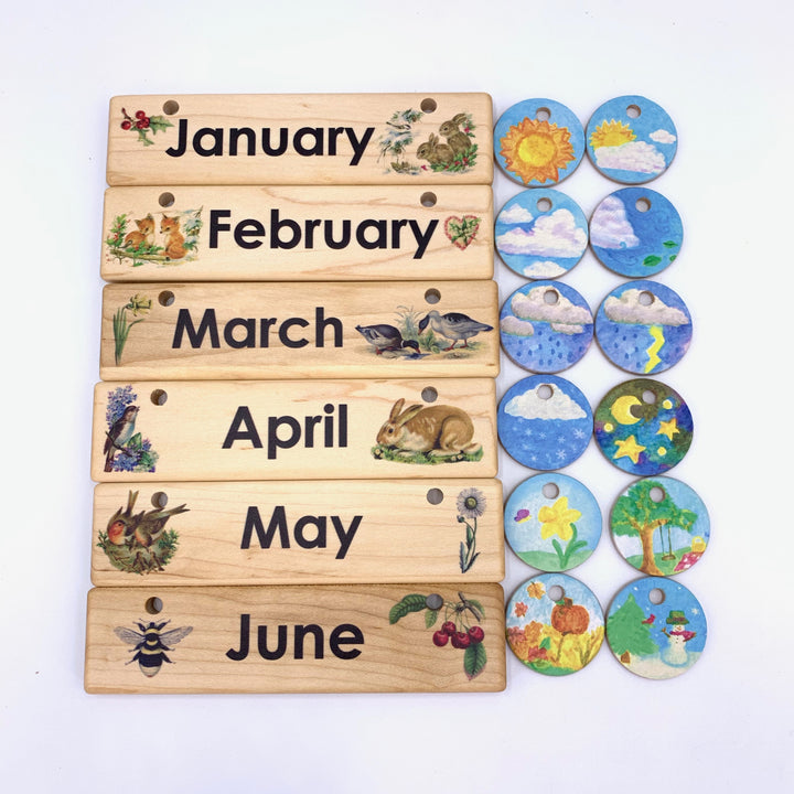 Treasures From Jennifer Calendar Rainbow Colour Early Math Games for Kids