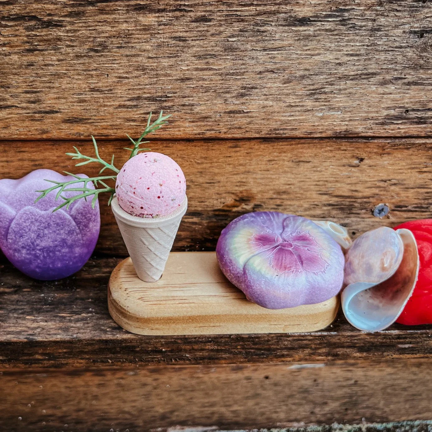 Waffle Ice Cream Cone by Beadiebug Playdough Sand Toys Art and Craft for Kids 3yrs+