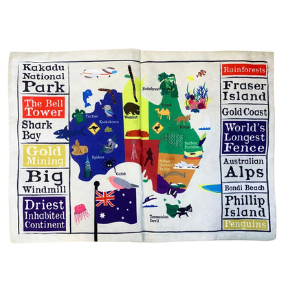 Nursery Times Crinkly Newspaper All About Australia By Jo & Nic’s Crinkly Cloth Book Australian Theme 3m+