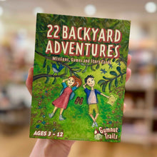Backyard Adventures Outdoor Nature Play Missions, Games and Story activity Cards for Explorers 22pcs by Gumnut Trails Travel Toys Storytelling 3yrs+
