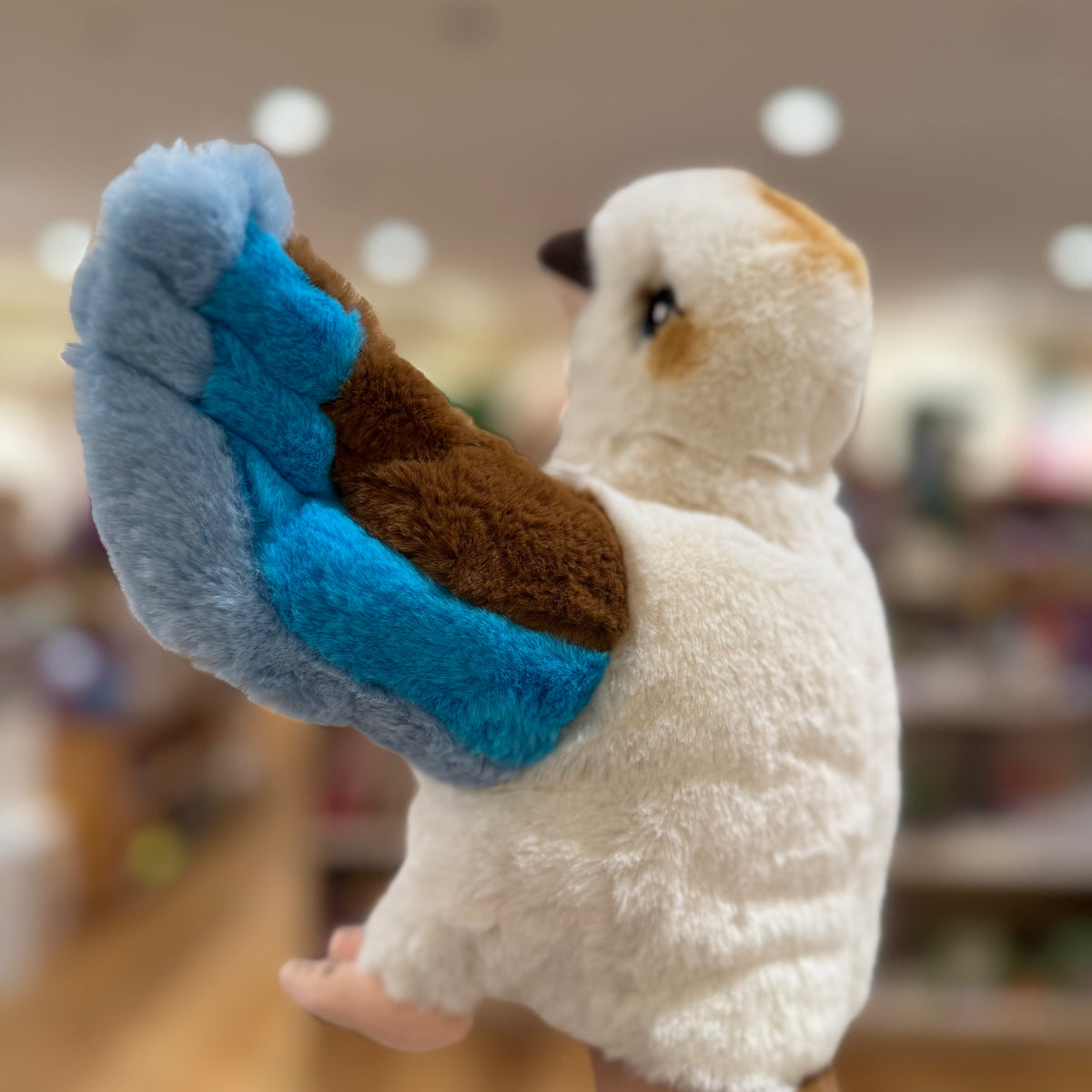 Eco Kookaburra Hand Puppet 25cm By Eco Buddies Pretend and Imaginative Play Plush Toys 3yrs+