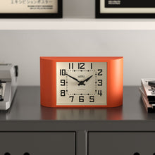 Newgate Mini Metro Mantel Clock-Pumpkin Orange