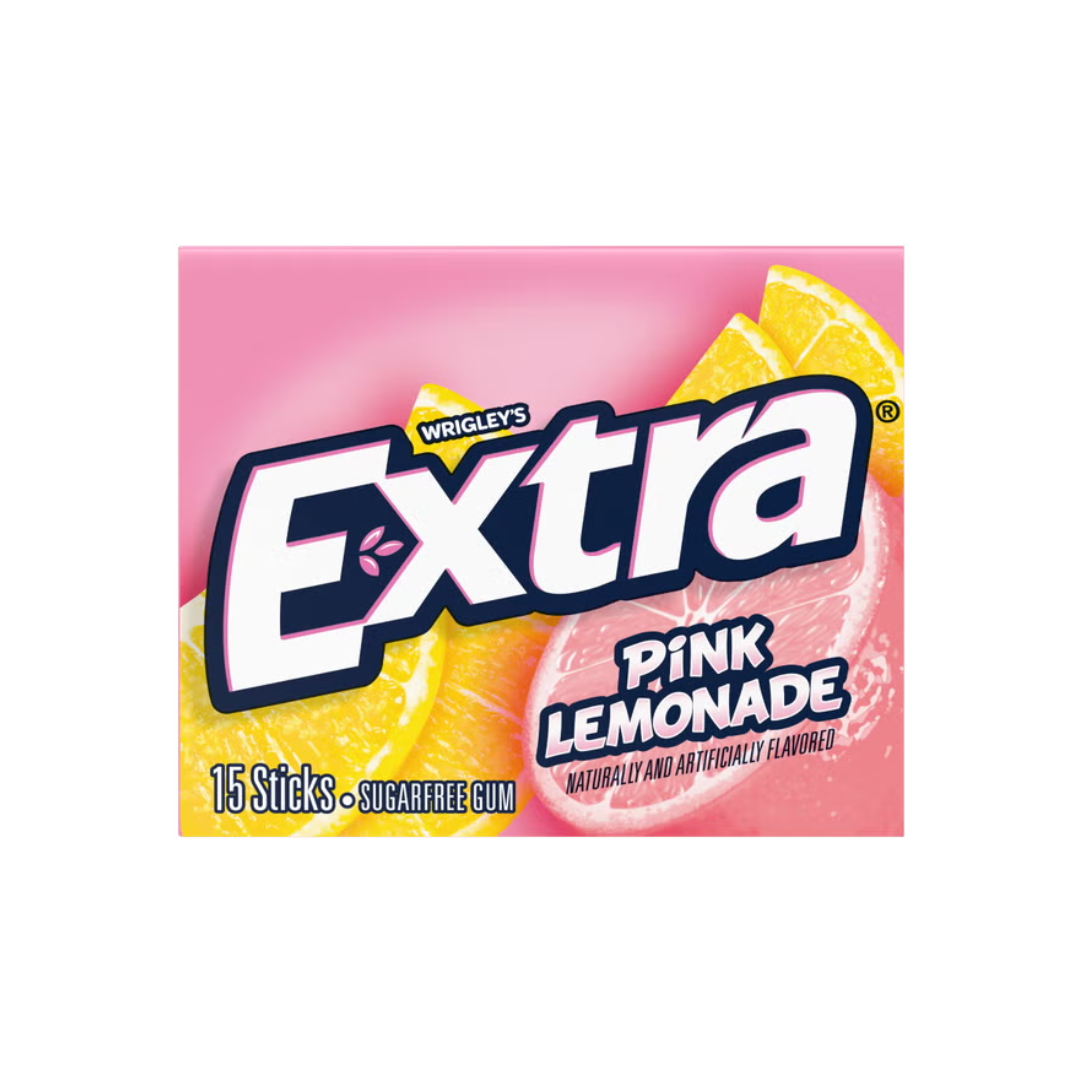 Extra Pink Lemonade Sugar Free Chewing Gum