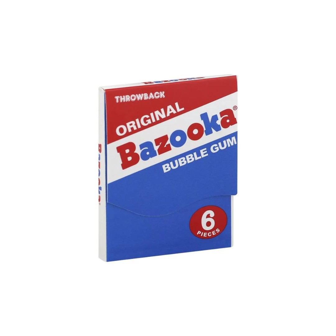 Bazooka Gum 6 Pieces