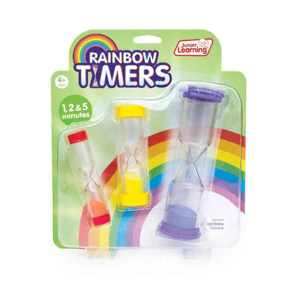 Rainbow Timers By Junior Learning Math Games for Kids STEM Toys 4yrs+