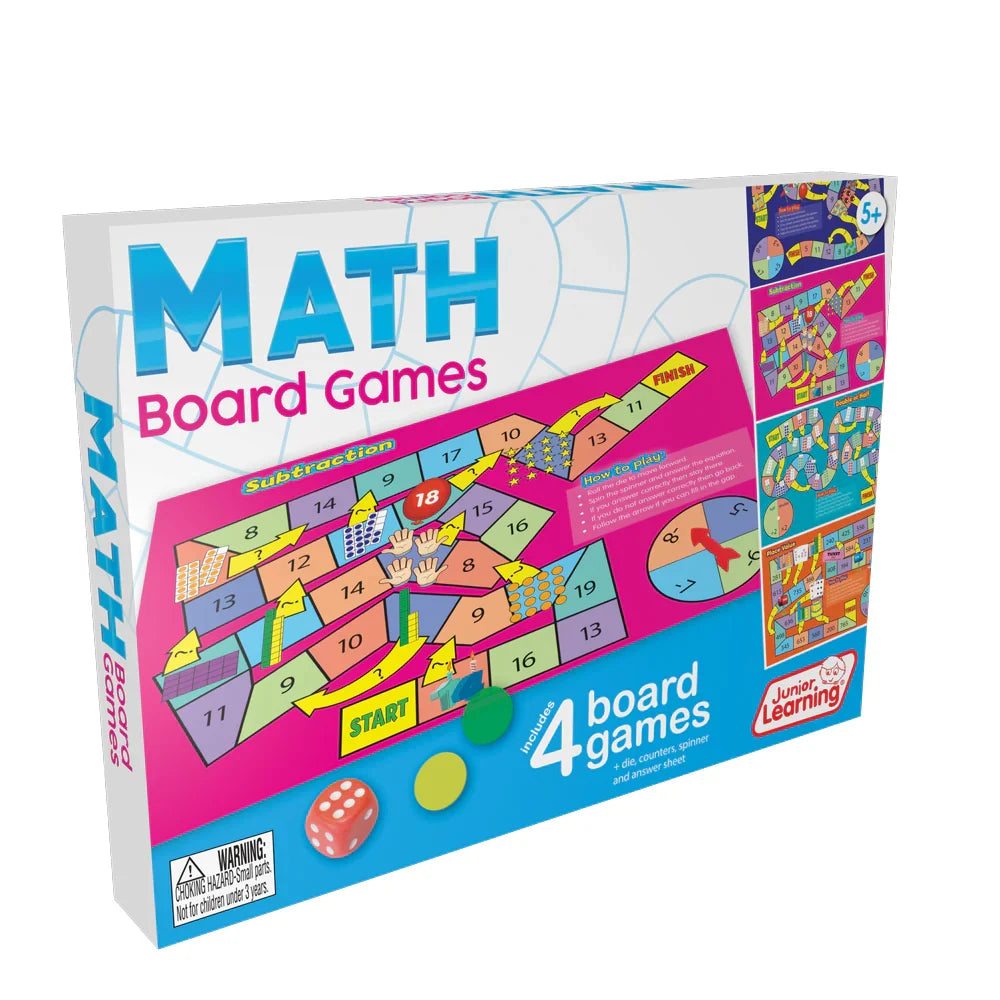 Junior Learning Maths Board Game Math Games for Kids 5yrs+