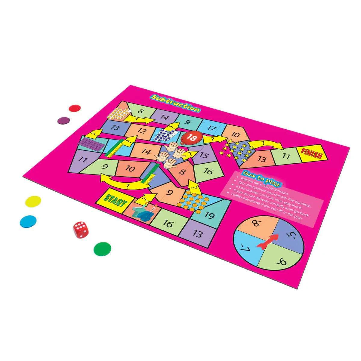 Junior Learning Maths Board Game Math Games for Kids 5yrs+