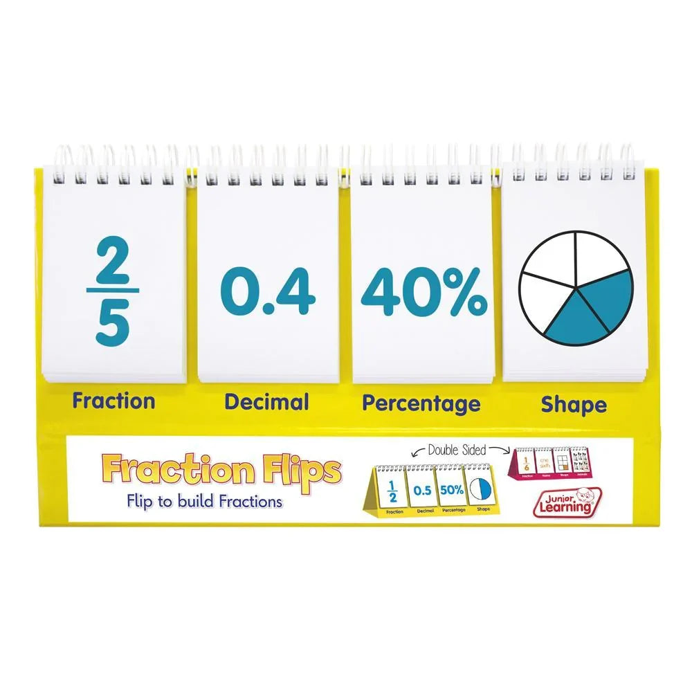 Fraction Flip By Junior Learning Early Math Cognitive STEM Toys 6yrs+