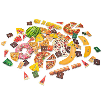Food Fractions By Junior Learning Math Games for Kids Best Seller 5yrs+