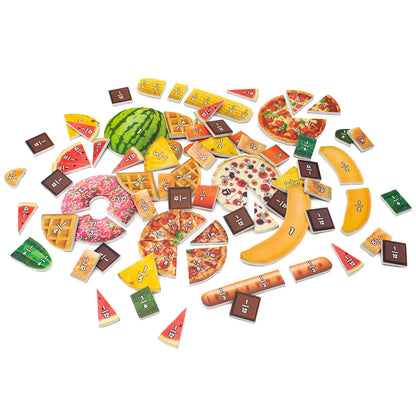 Food Fractions By Junior Learning Math Games for Kids 5yrs+