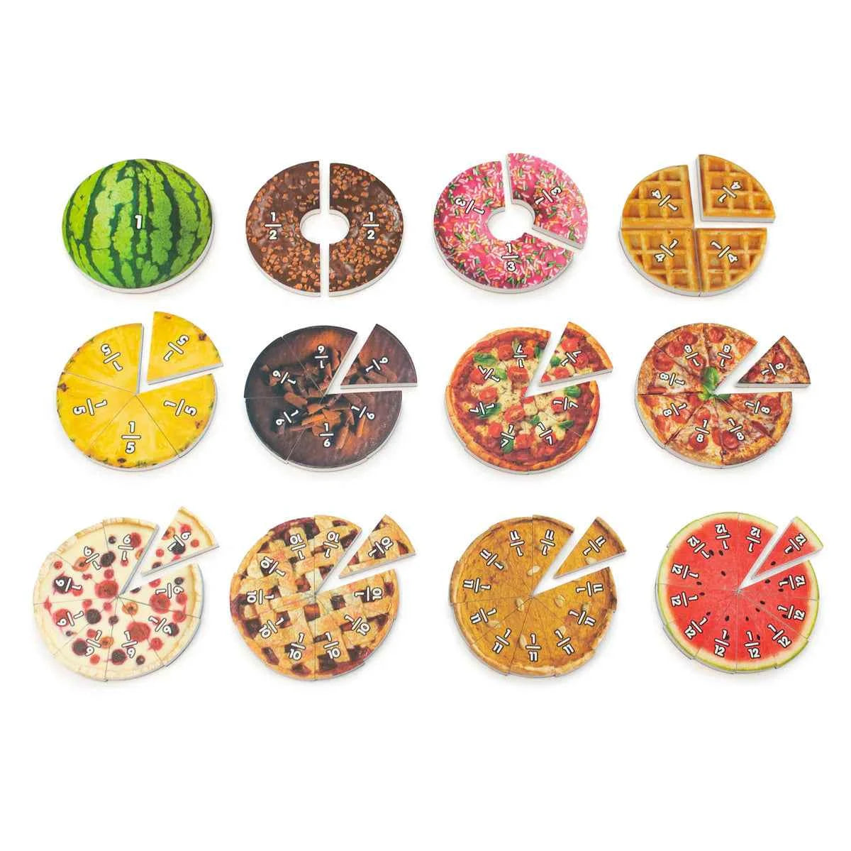 Food Fractions By Junior Learning Math Games for Kids Best Seller 5yrs+