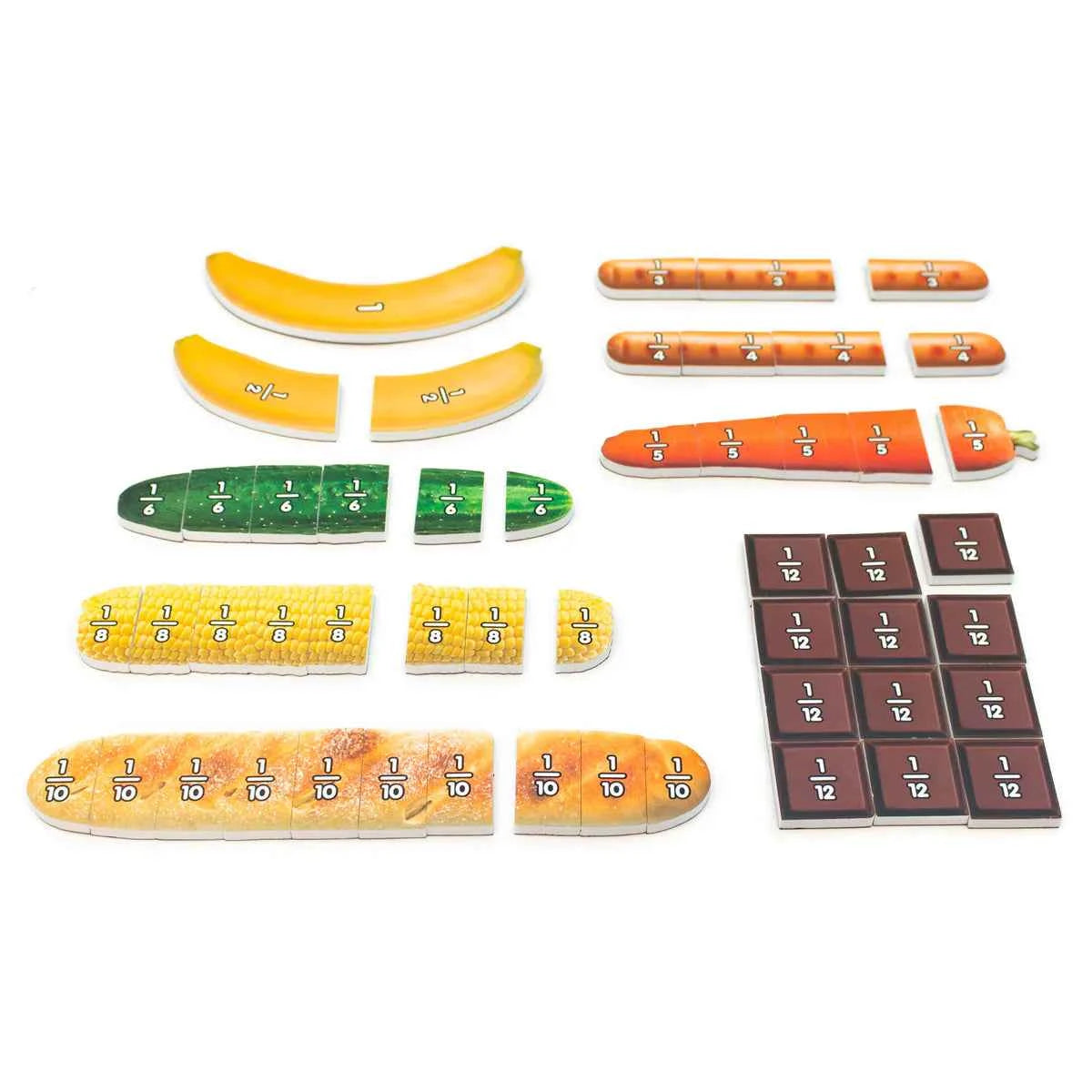 Food Fractions By Junior Learning Math Games for Kids Best Seller 5yrs+