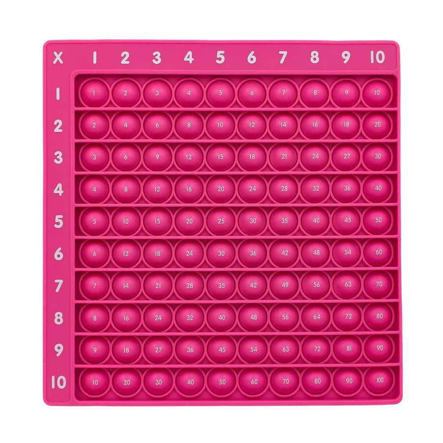 Pop it Multiplication Fidget Board 1-10 By Junior Learning Math Games for Kids STEM Toys 7yrs+