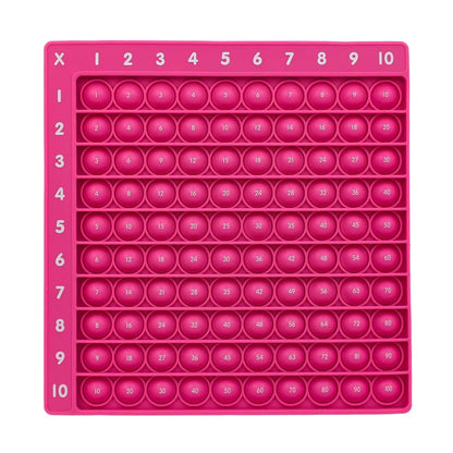 Pop it Multiplication Fidget Board 1-10 By Junior Learning Math Games for Kids STEM Toys 7yrs+