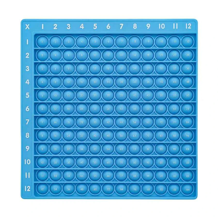 Pop it Times Table Fidget Toy Bubble Board 1-12 By Junior Learning Math Games for Kids STEM Toys Best Seller 7yrs+