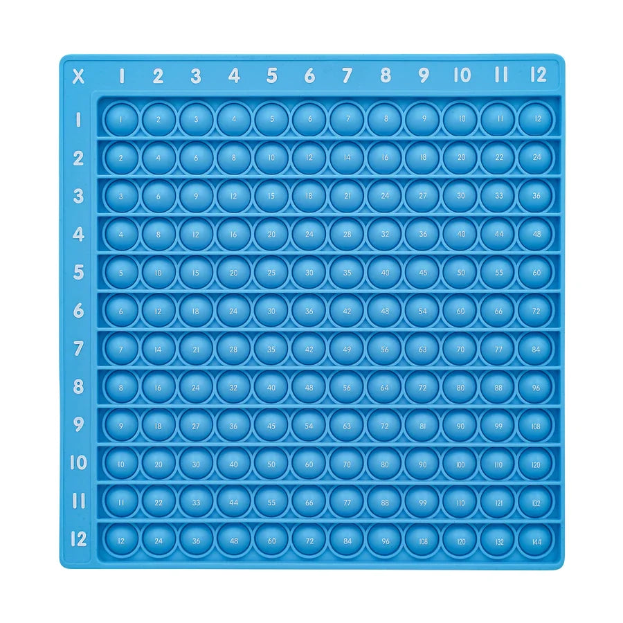 Pop it Times Table Fidget Toy Bubble Board 1-12 By Junior Learning Math Games for Kids STEM Toys Best Seller 7yrs+