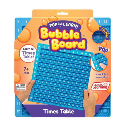 Pop it Times Table Fidget Toy Bubble Board 1-12 By Junior Learning Math Games for Kids STEM Toys Best Seller 7yrs+