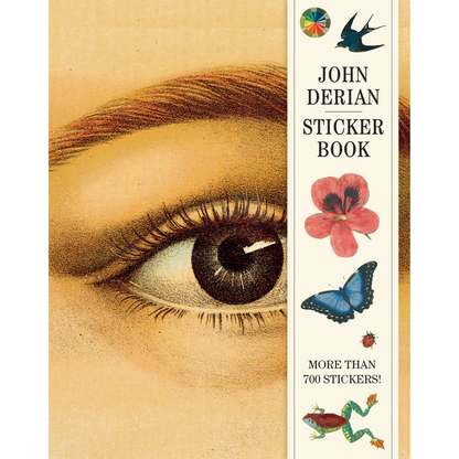 John Derian Sticker Book With Over 500 Stickers (Hardcover) Kids Picture book