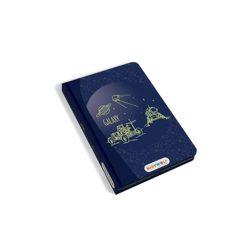 Interactive LCD Tracing Book Tablet 3 Designs KidyDraw-Mini by Kidywolf Travel Toys 4yrs+