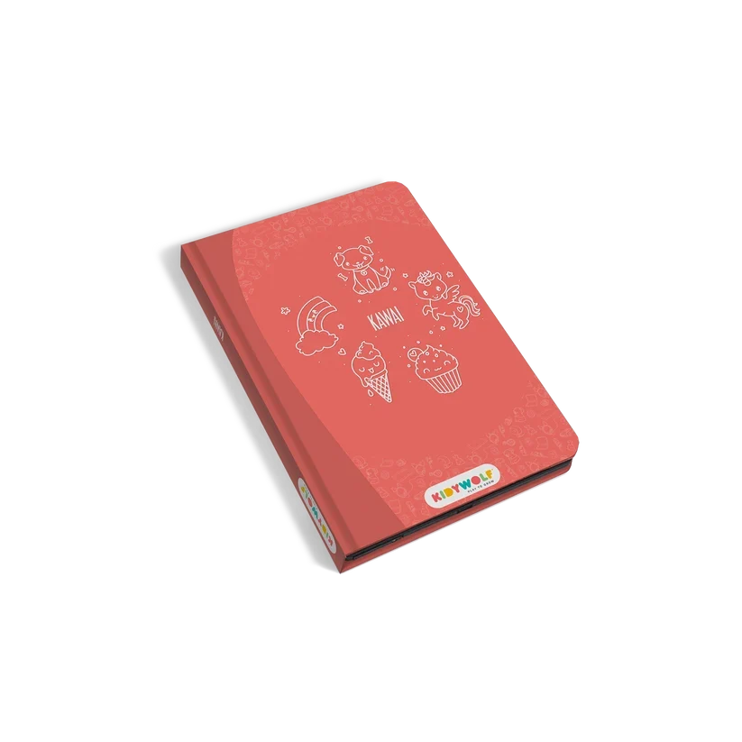 Interactive LCD Tracing Book Tablet 3 Designs KidyDraw-Mini by Kidywolf Travel Toys 4yrs+