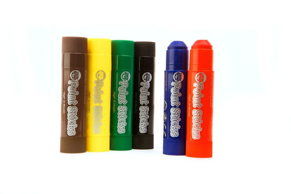 Little Brian Paint Sticks Classic 6 Pack Art and craft for kids 3yrs+
