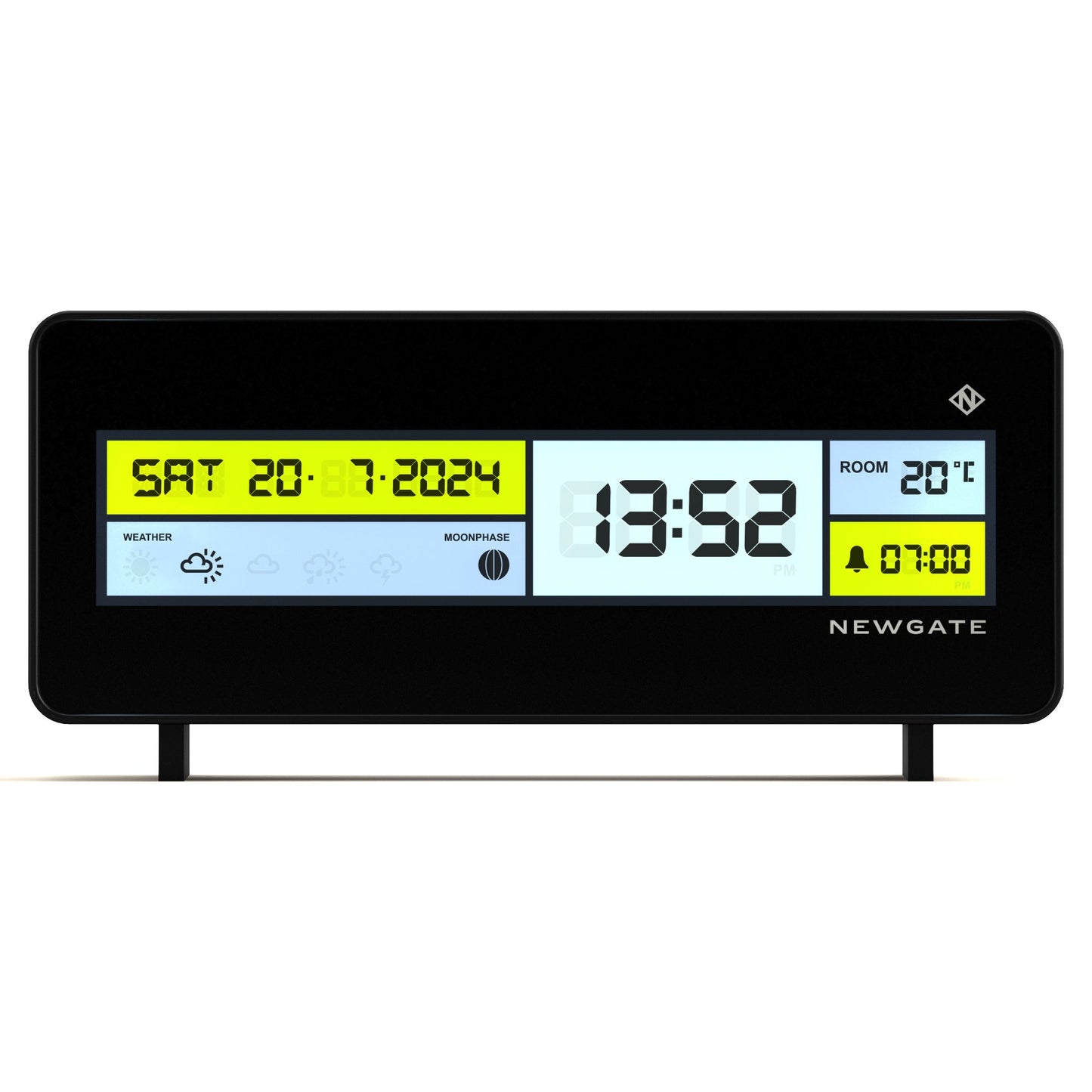 Futurama Lcd Alarm Clock Black Case Black Lens
