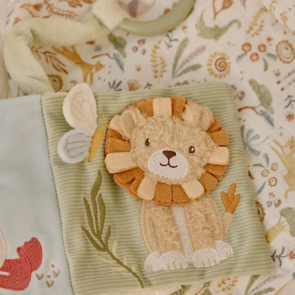 Little Dutch Safari Friends Soft Activity Stroller Booklet Fabric Interactive Baby Book 0m+