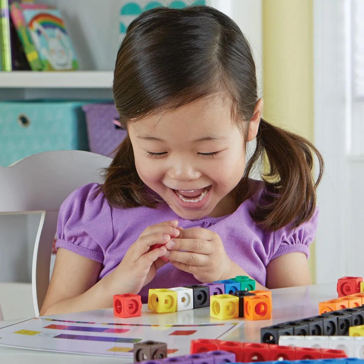 MathLink® Cubes Early Math Activity Set by Learning Resources Early Math Range Cognitive STEM Toys 4yrs+