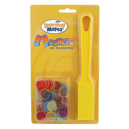 Magnetic Wand & 100 Magnetic Chips by Learning Mates Sensory Early Math STEM Toys Best Seller 3yrs+