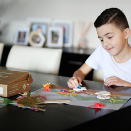 My Creative Box Mini Dinosaurs Craft Activity Kit art and craft for kids Best Seller Gifting Idea for Dinosaur and Dragon Theme 3yrs+