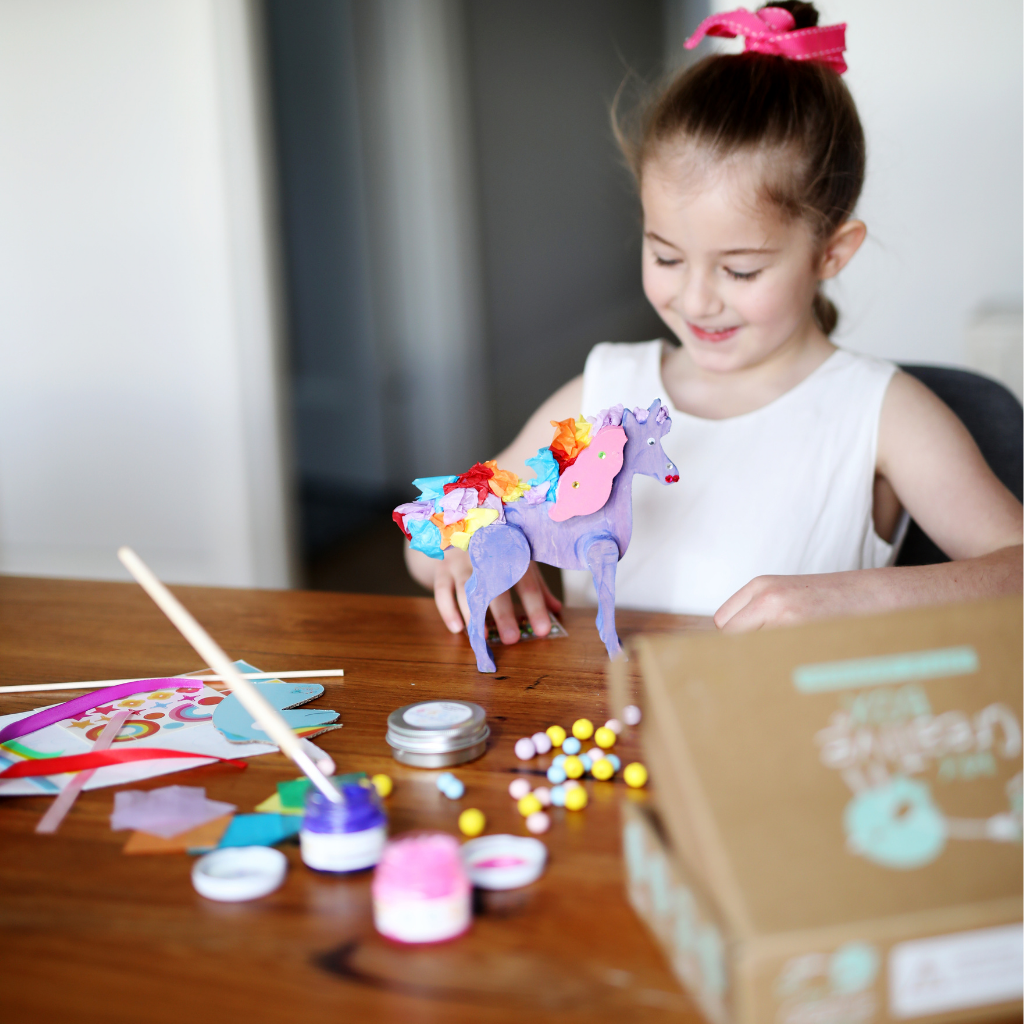My Creative Box Unicorn Mini Creative Kit Art and Craft for Kids Unicorn Toys Best Seller Fairy Unicorn and Castle Theme Most Loved in Store for 3yrs+