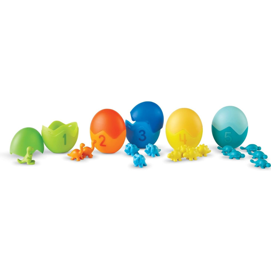 Counting Dino Sorters Maths Activity Set 65pcs by Learning Resources Early Math STEM Toys DISCONTINUED 2yrs+