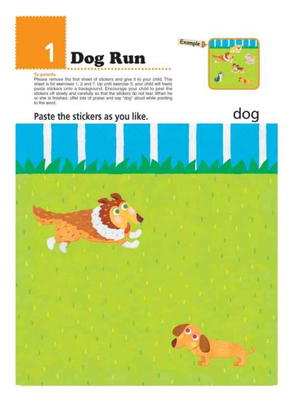 Let's Sticker and Paste! Amazing Animals First Steps Workbook (Paperback) Kids Interactive Activity Book by Kumon Publishing Stationary Art and craft for kids 2yrs+