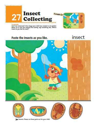 Let's Sticker and Paste! Amazing Animals First Steps Workbook (Paperback) Kids Interactive Activity Book by Kumon Publishing Stationary Art and craft for kids 2yrs+